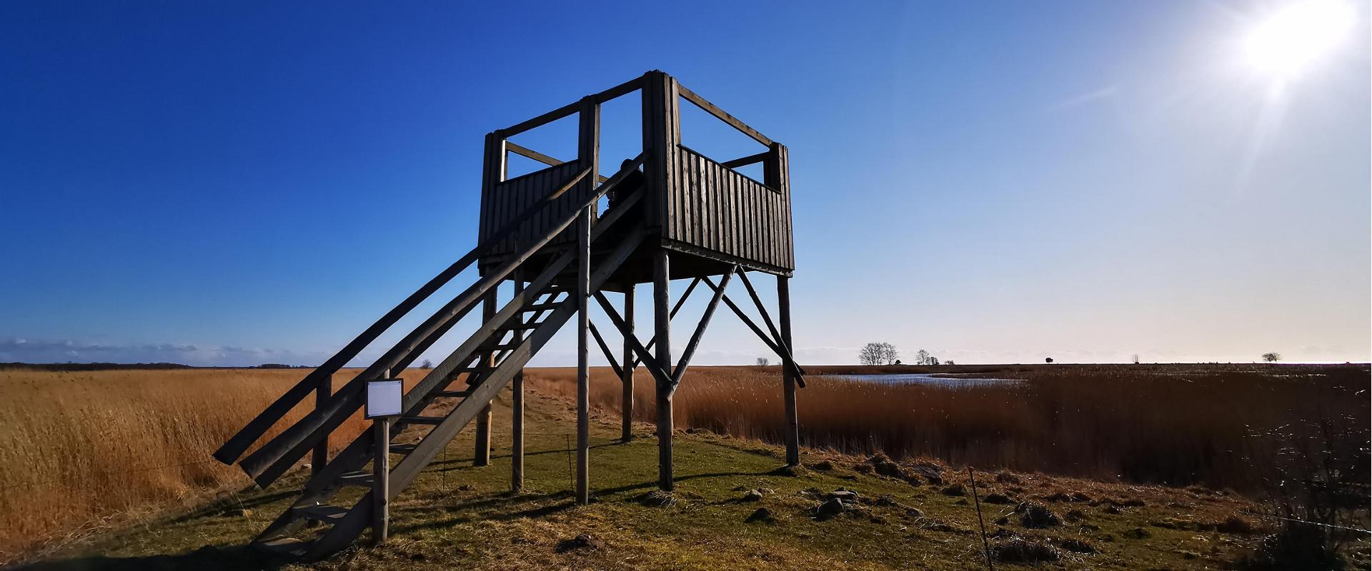 Birdwatching towers near the Pikla ponds