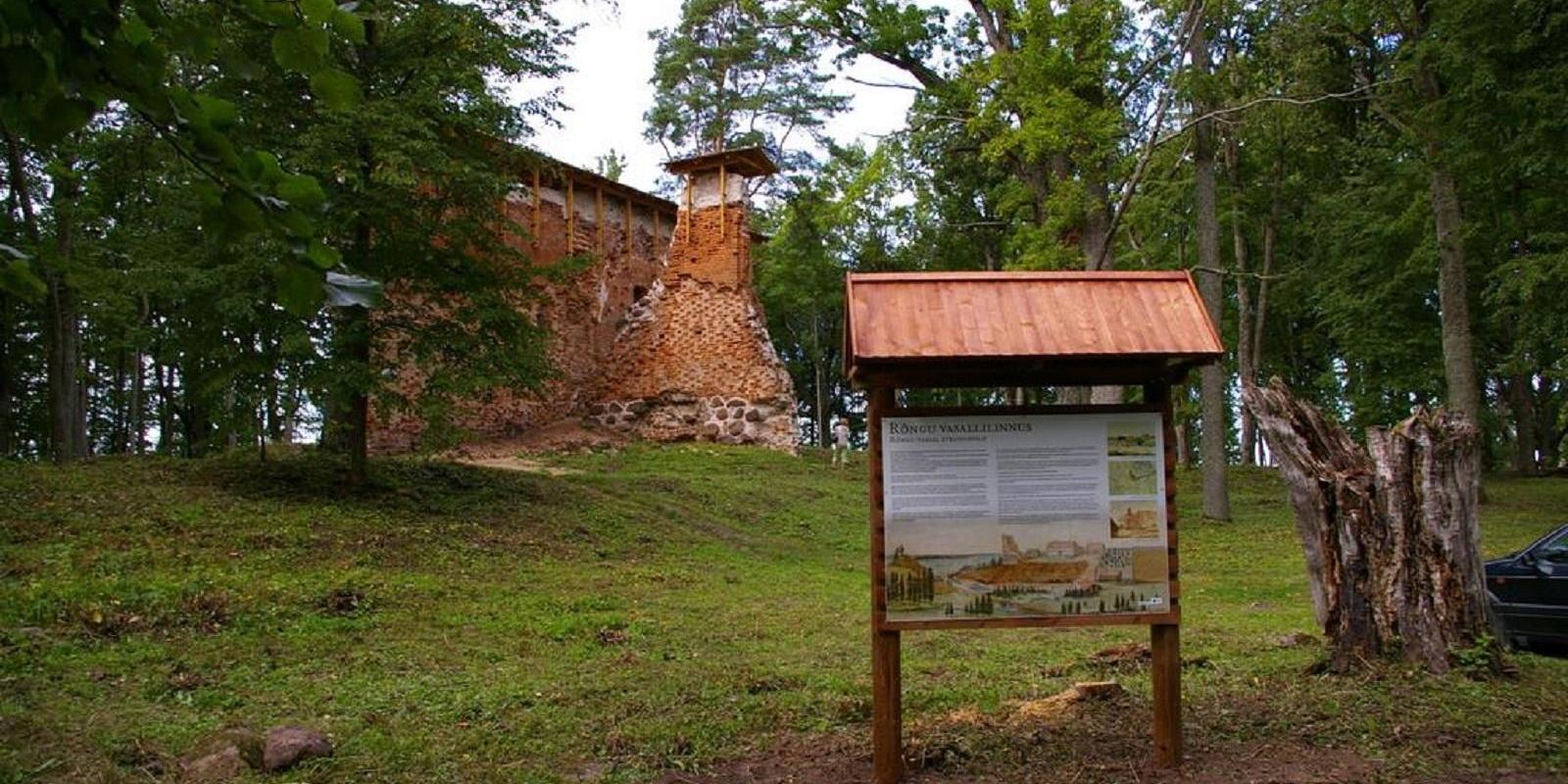 Ruinen der Vasallenburg Rõngu