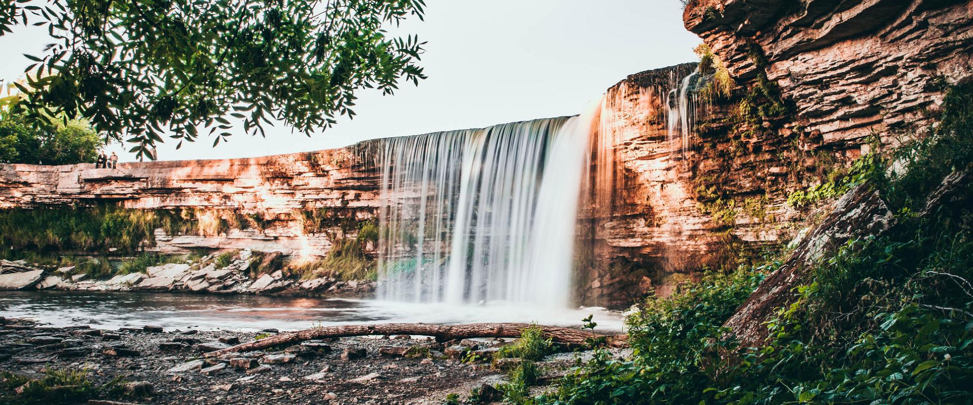 Picnic by the Jägala waterfall