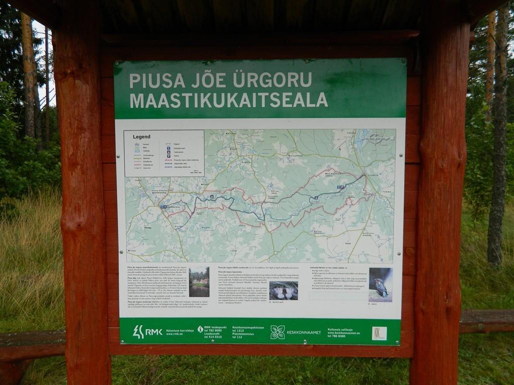 Wanderweg durch das Urtal des Piusa-Flusses