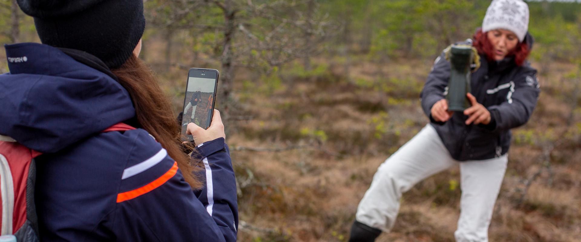 Snowshoe trip in Kõnnu Suursoo bog ‘In the footsteps of the ice age’