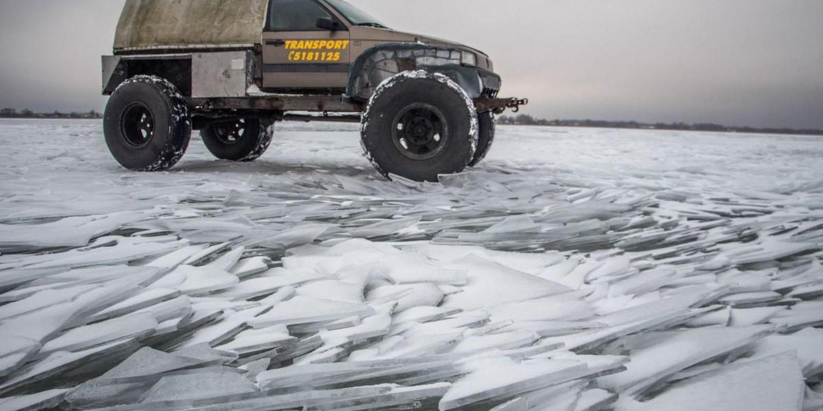 Monster-Truck-Safari auf dem Peipus-See
