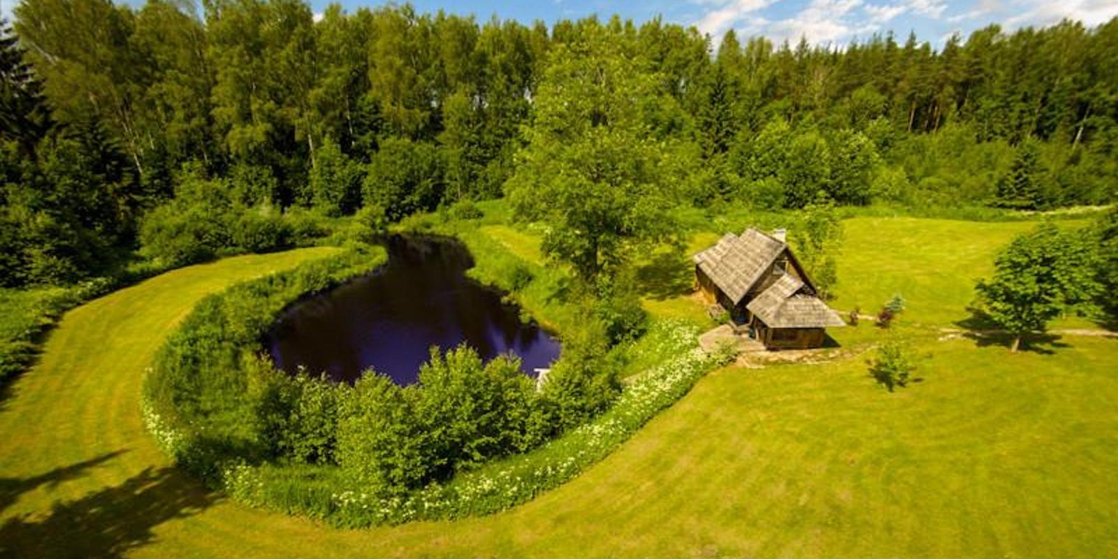 Viesu nams "Truu", dīķis un pirts