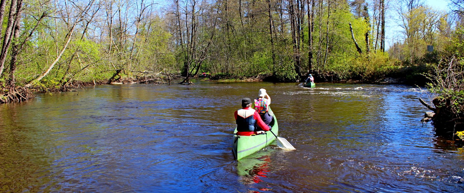 Canoe hikes at Linnumäe Nature Farm