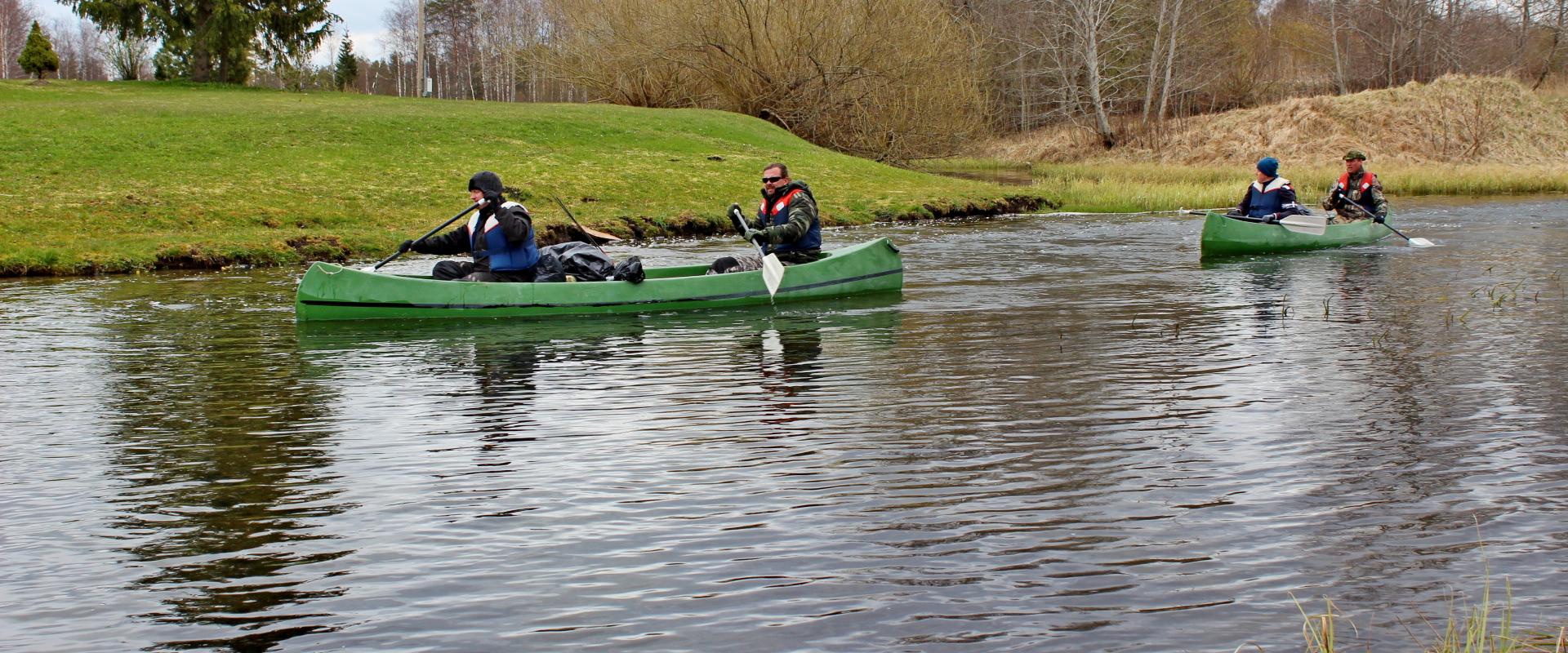 Canoe hikes at Linnumäe Nature Farm