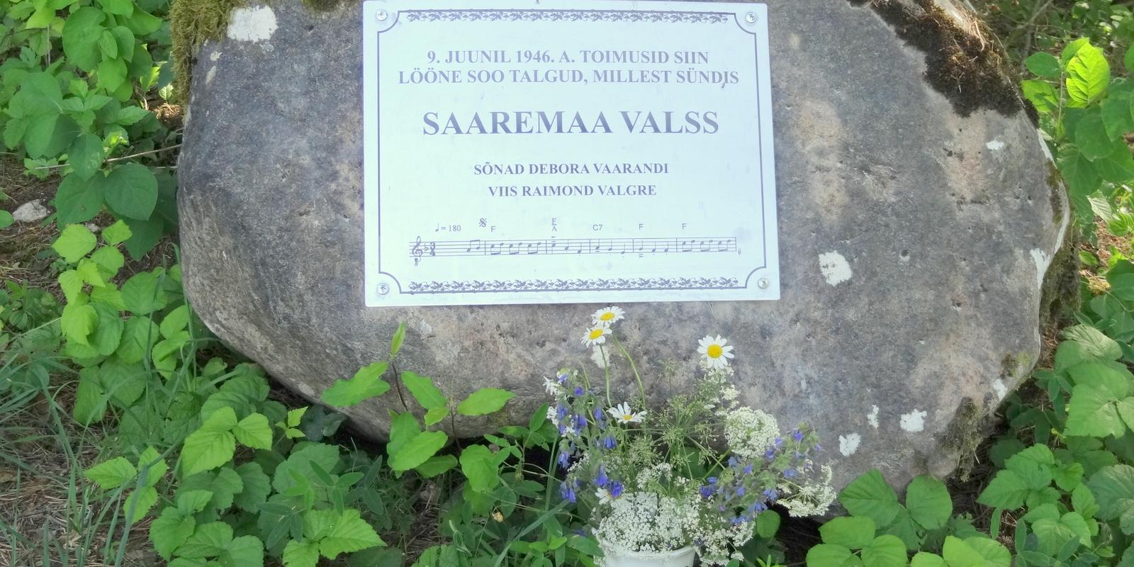 "Saaremaa valsi" sünnipaik