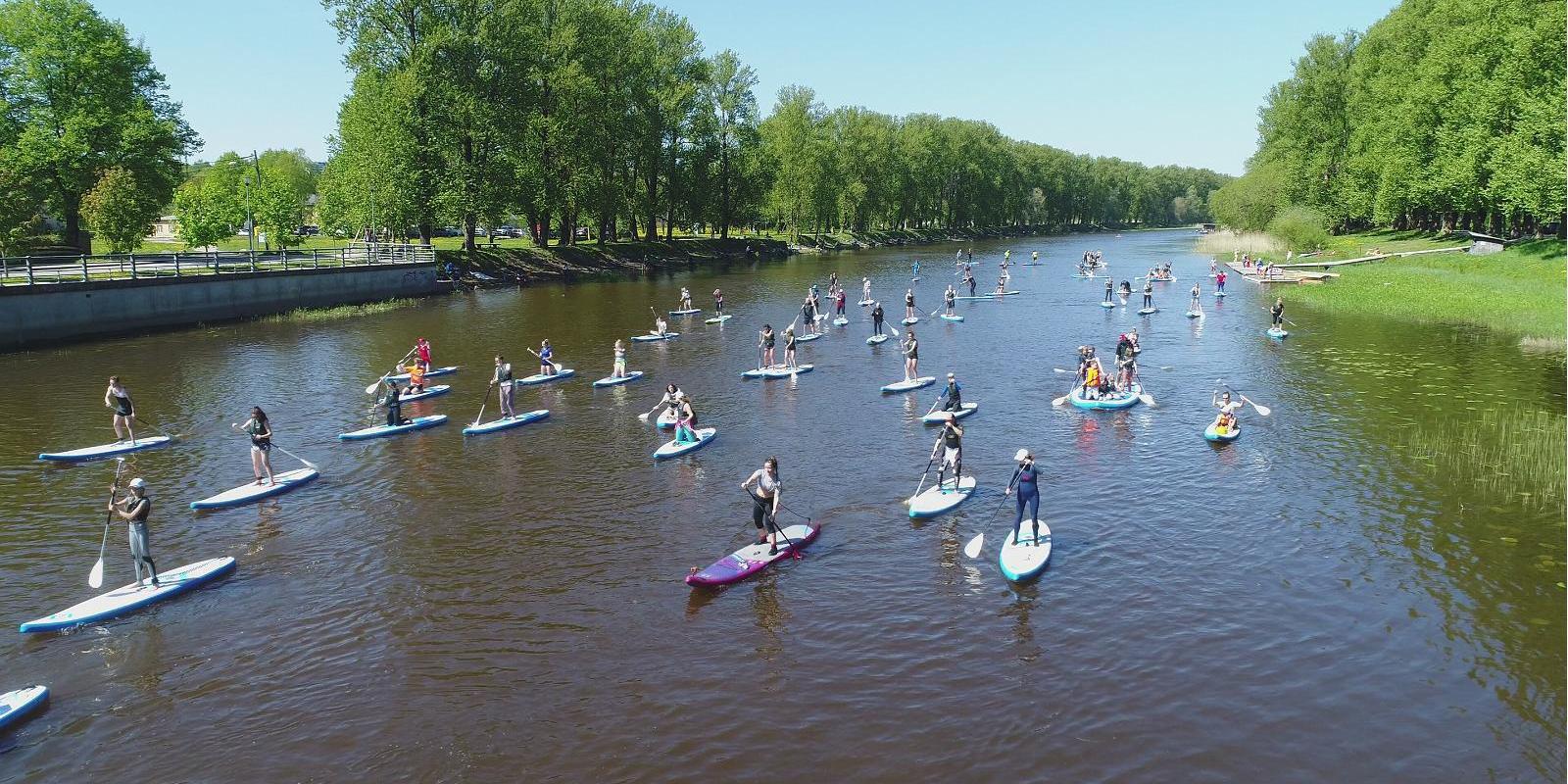 Aerulauaga Tartu linna avastusretked Emajõel