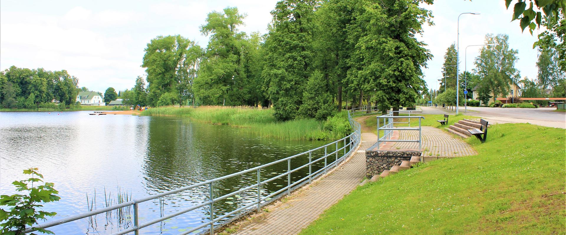 Monument Park (Ausamba park) in Räpina