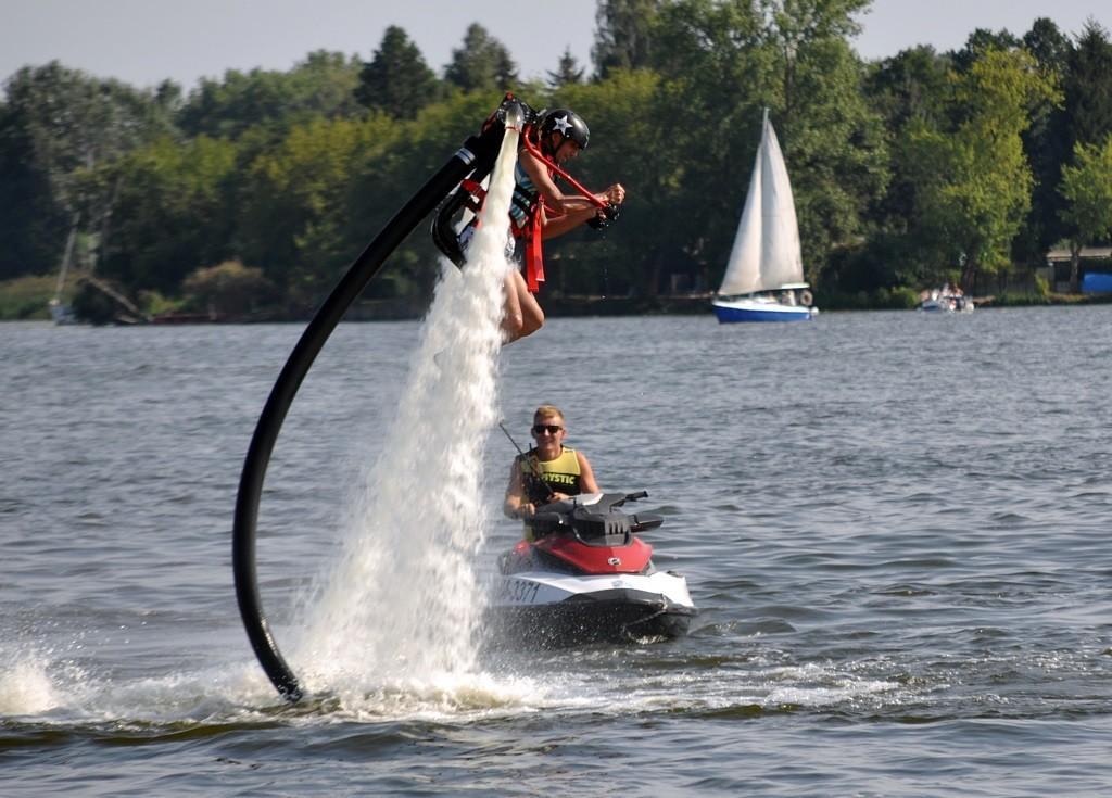 Jetpack riding in Narva