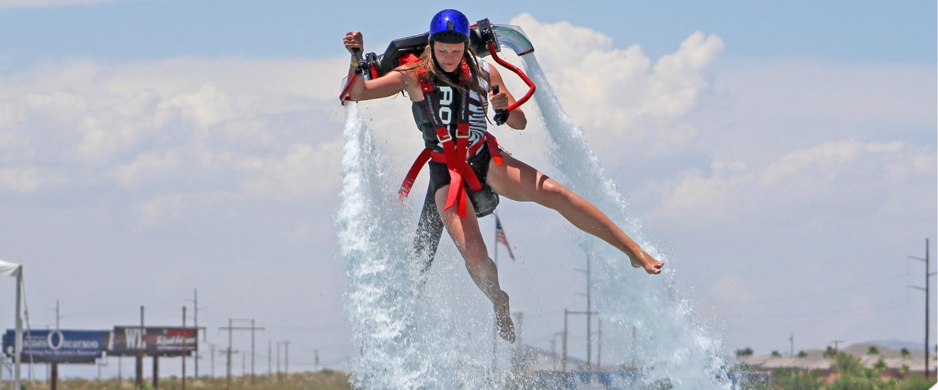 Jetpack riding in Narva