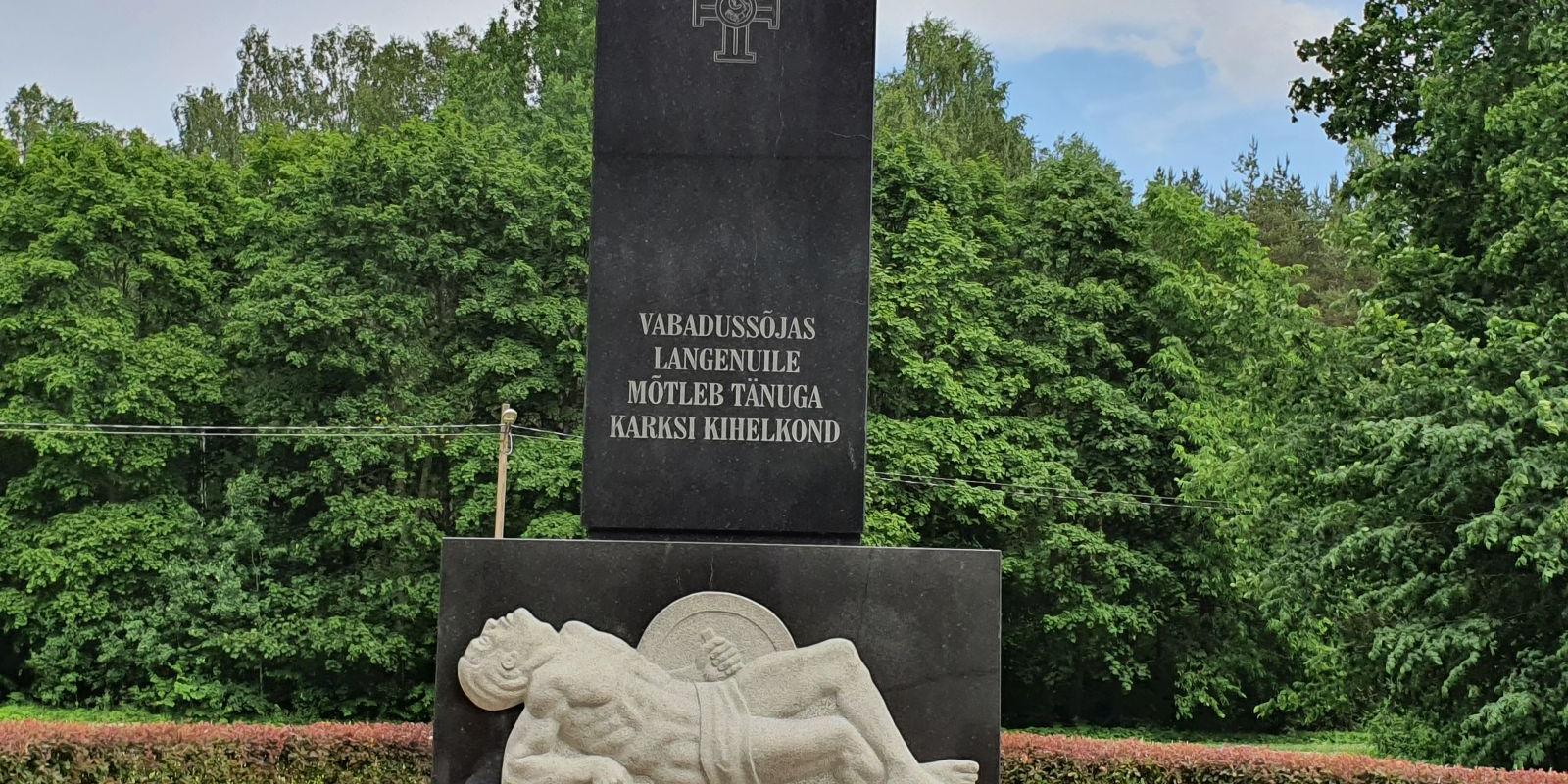 Vabadussõja mälestusmärk Karksi-Nuias