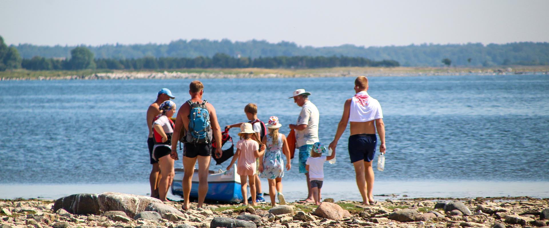 Seikluspartner's large canoe and kayak trip to Varbla Islets