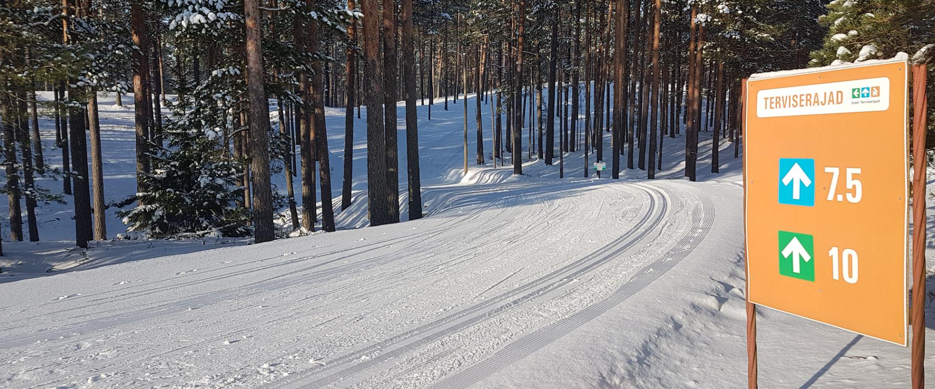 Hiking Trails of Jõulumäe Recreational Sports Centre