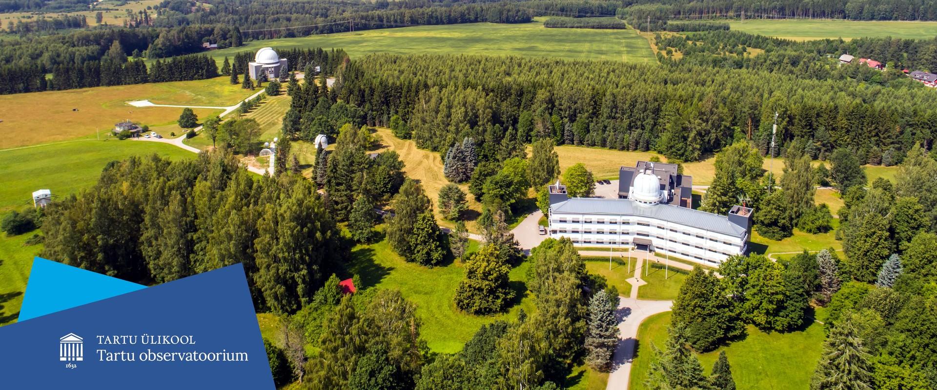 Tartu observatoorium, vaade linnulennult