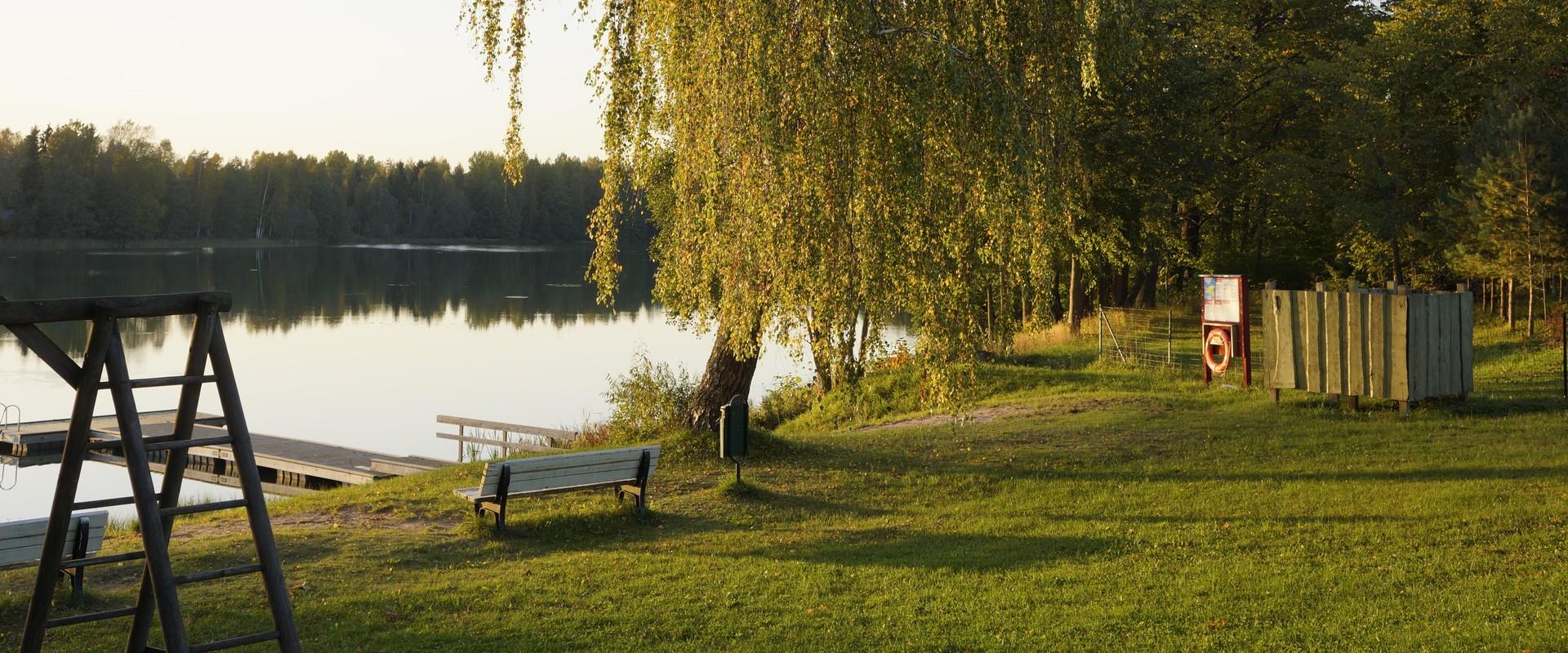 Strand des Sees Kiidjärve