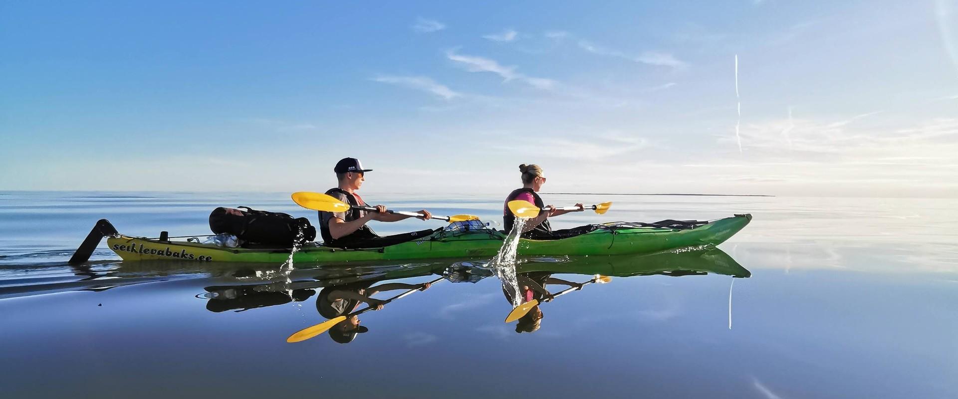 Kayaking on Pärnu Bay with Seikle Vabaks