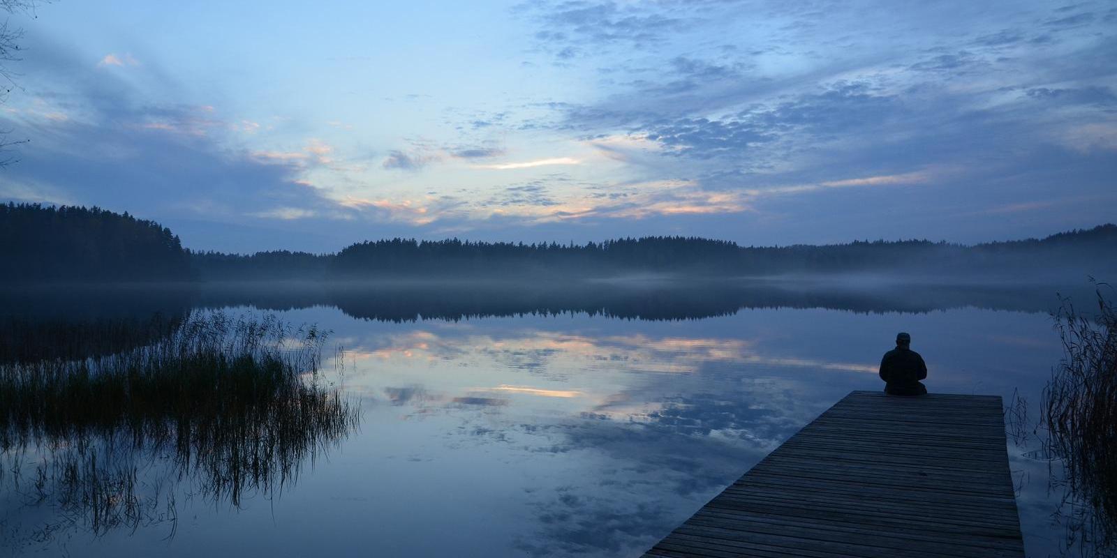 Karula National Park and National Park Visitor Centre in Lake Ähijärv