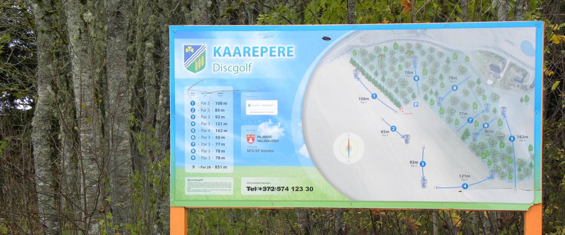 Kaarepere discgolfi park Aruküla mäel