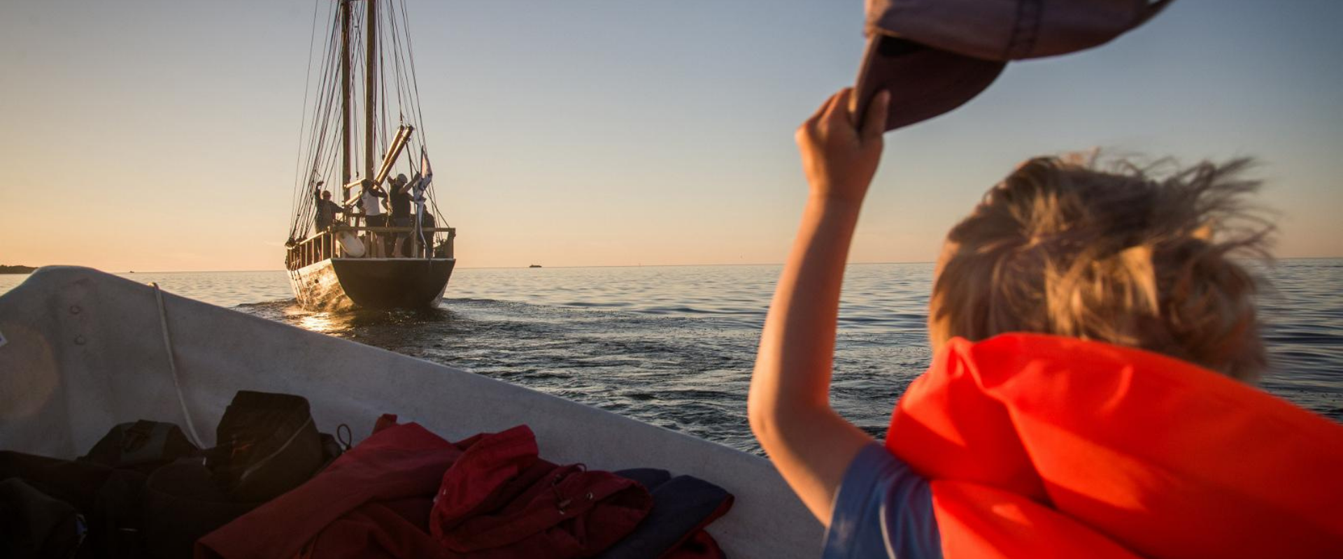 Voyages on the sailing ship Lisette in the waters of Hiiumaa