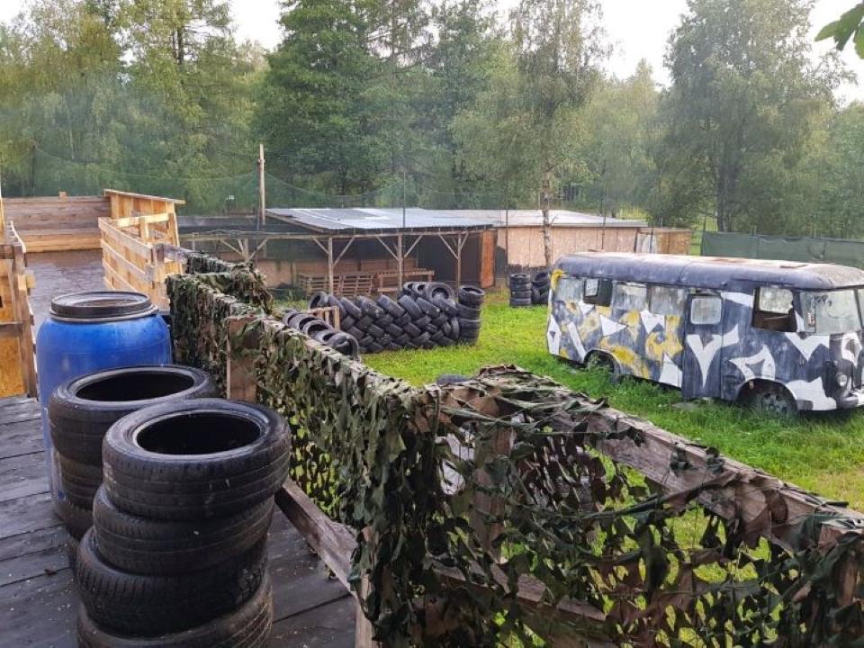 Paintballi mänguplats Tallinna lähedal