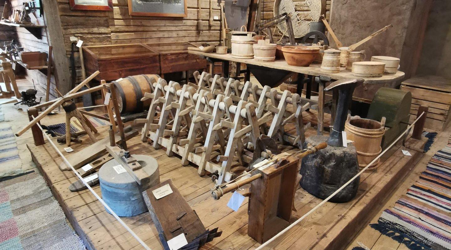 Historical Estonian tools of the Heimtali Museum