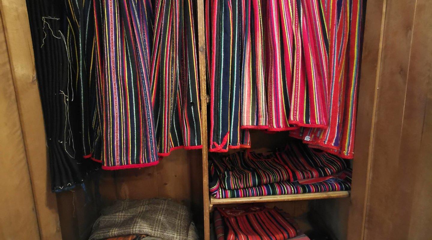 Heimtali Museum wardrobe and folk clothes