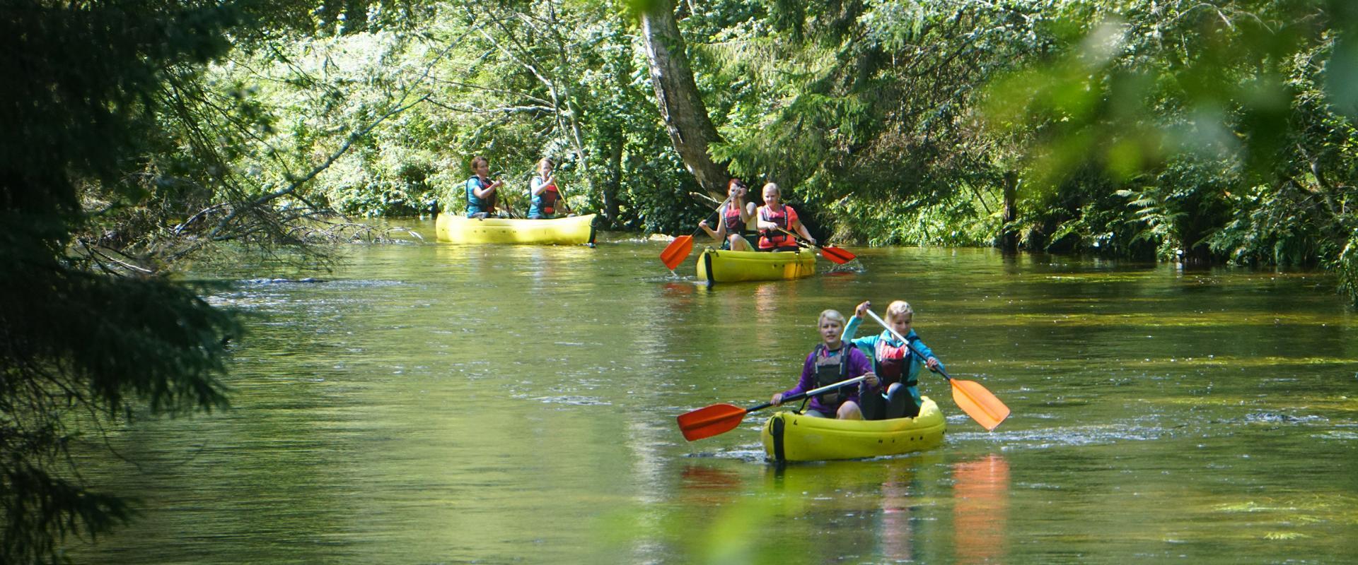 Canoe trip on the Amme River