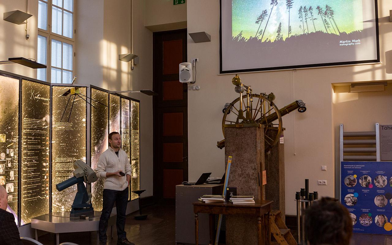 Tartu observatorijas pastāvīgā ekspozīcija un prezentācija