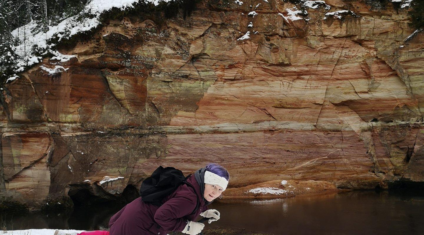 Kick-sledge hike in Taevaskoda