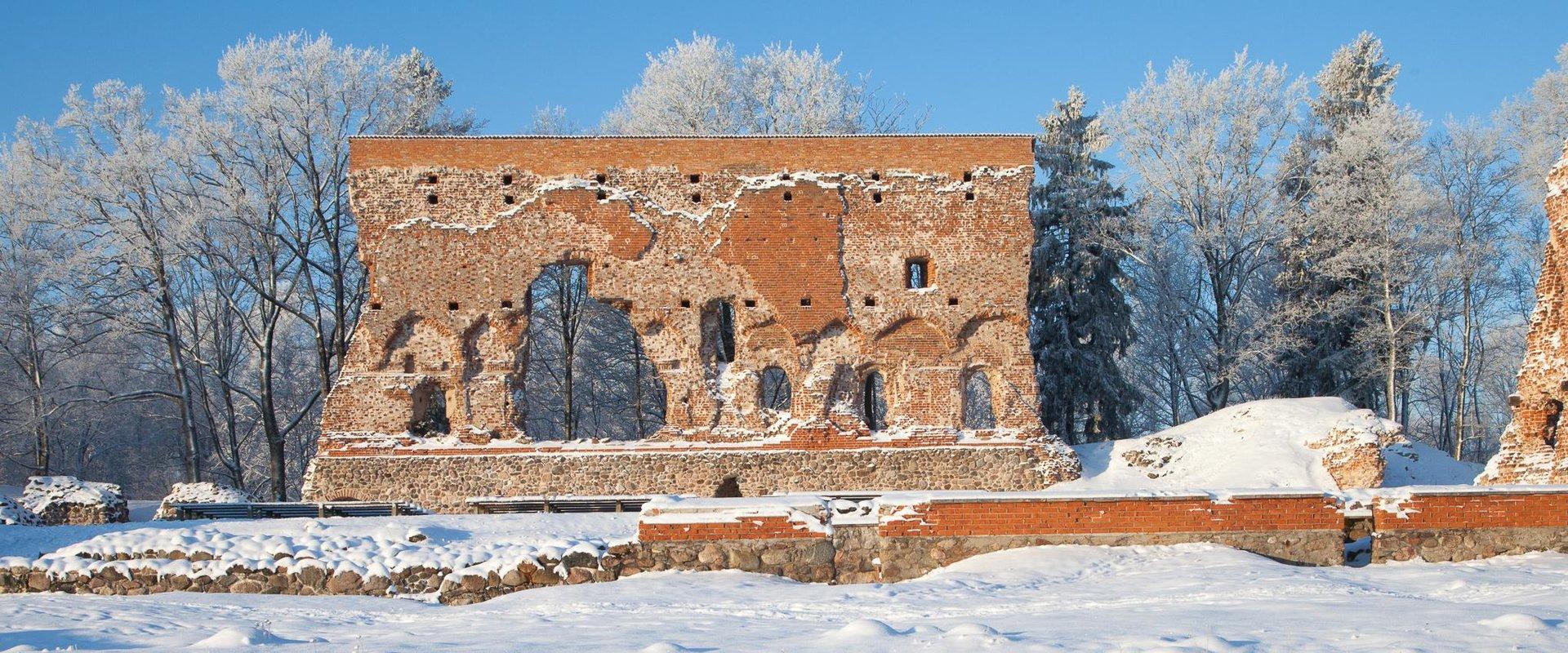 Die Ruinen der Ordenburg von Viljandi