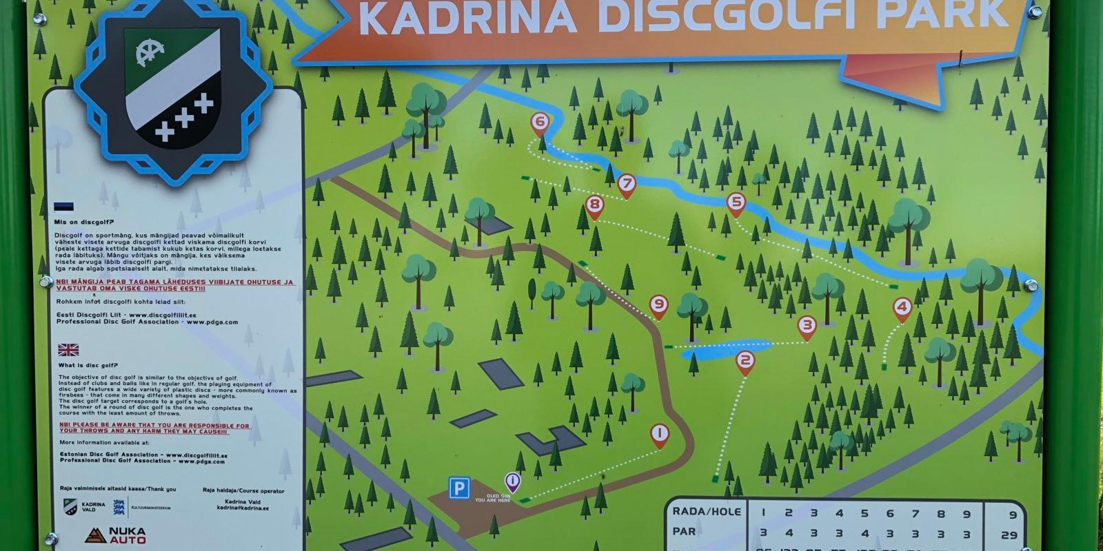 Kadrina discgolfi park