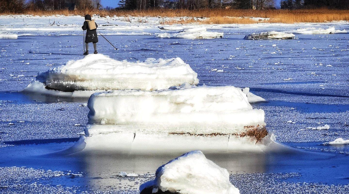 “Seikle Vabaks” slidošanas pārgājiens pa jūras ledu