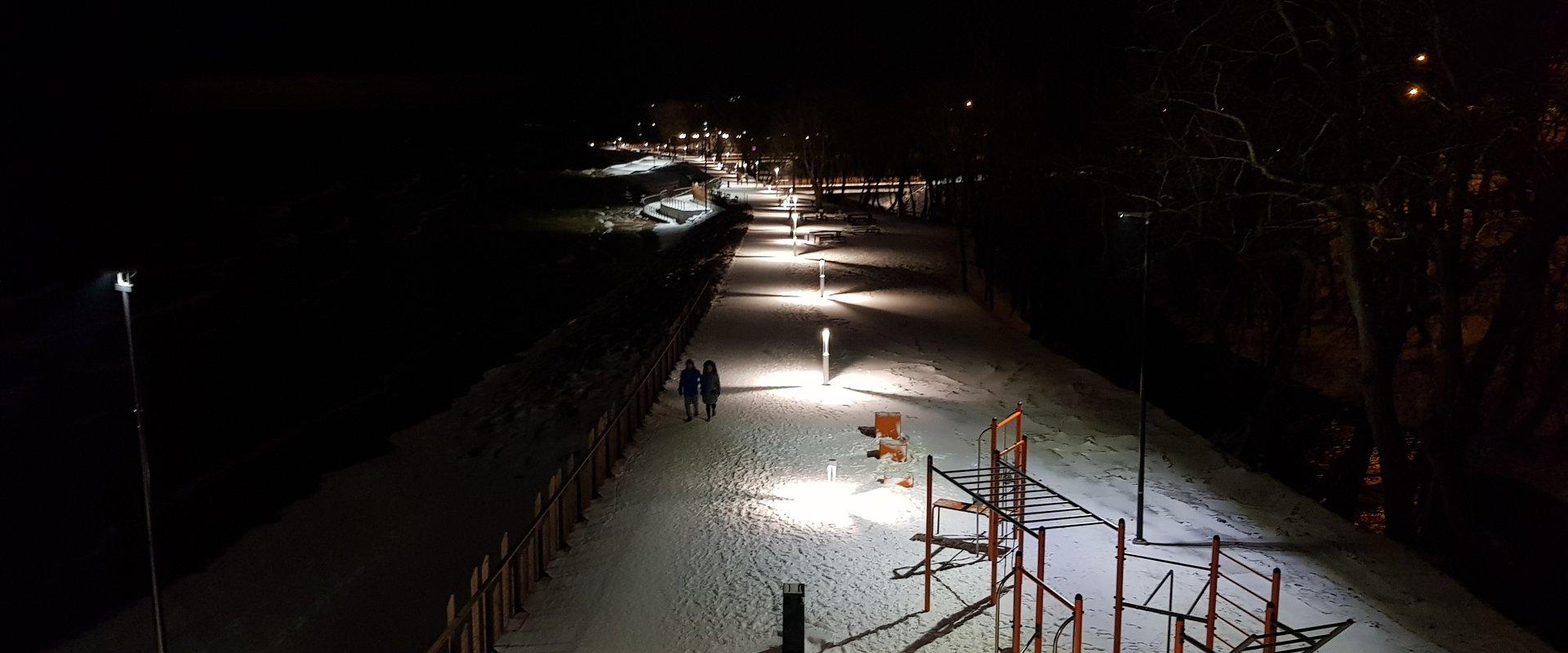 Weihnachtsmarkt der Strandpromenade von Sillamäe