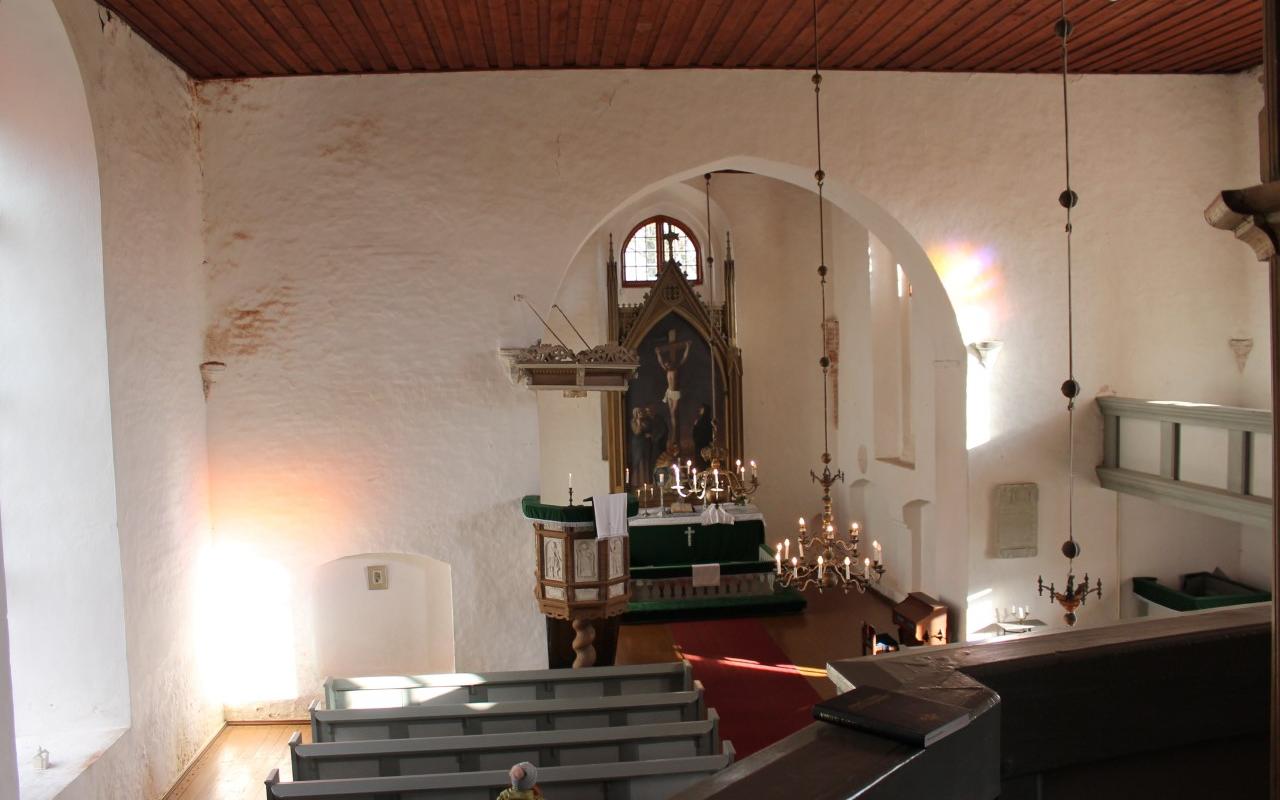 Ausblick vom Balkon der Kirche zu Rannu