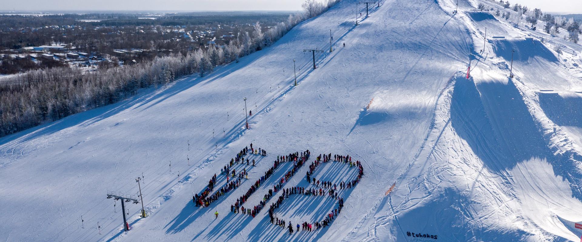 Kiviõlin seikkailukeskuksen laskettelurinne