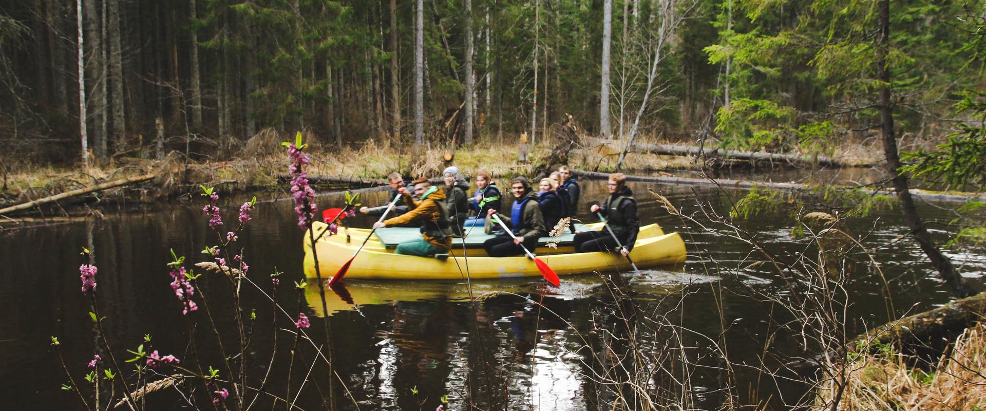 Raft trip in Taevaskoda