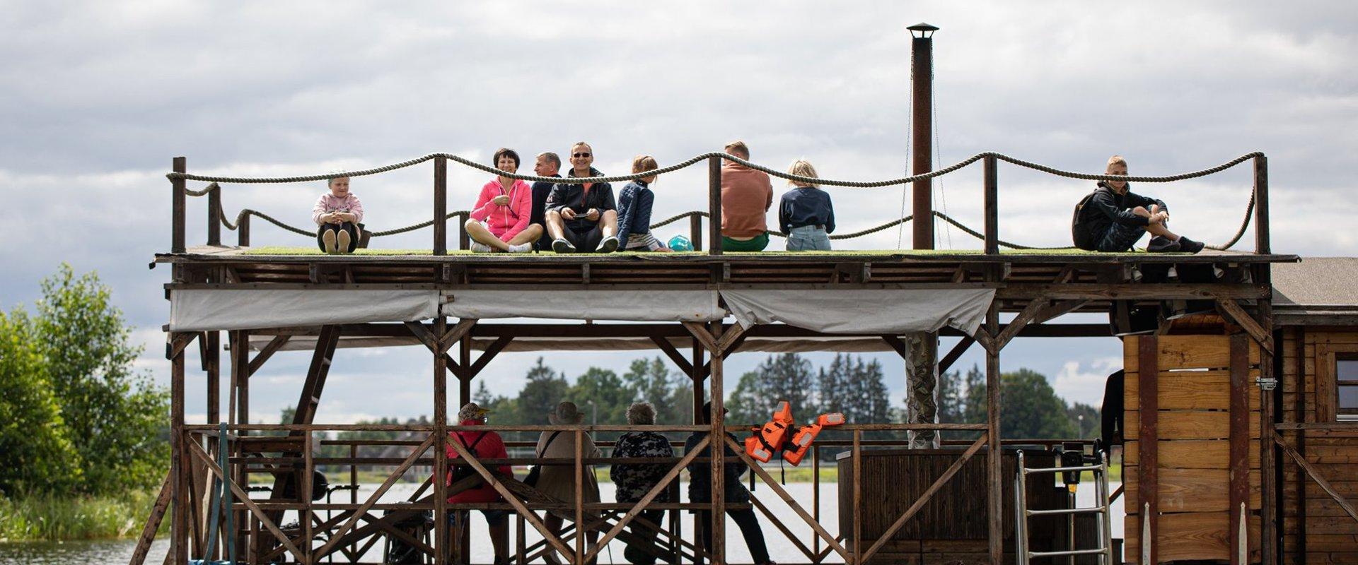 Parvsaun "Krõõt" Kamari paisjärvel