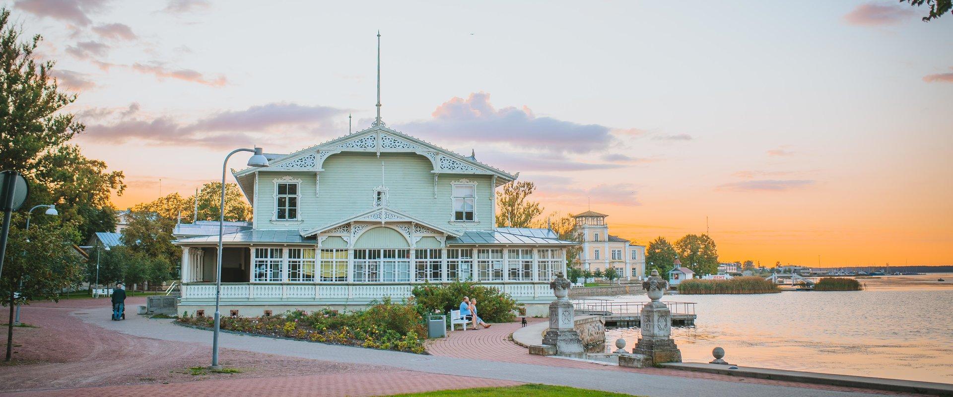 Afrika-Strand und Promenade in Haapsalu