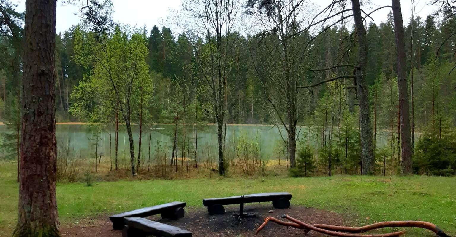 Resting place near Lake Vaikne