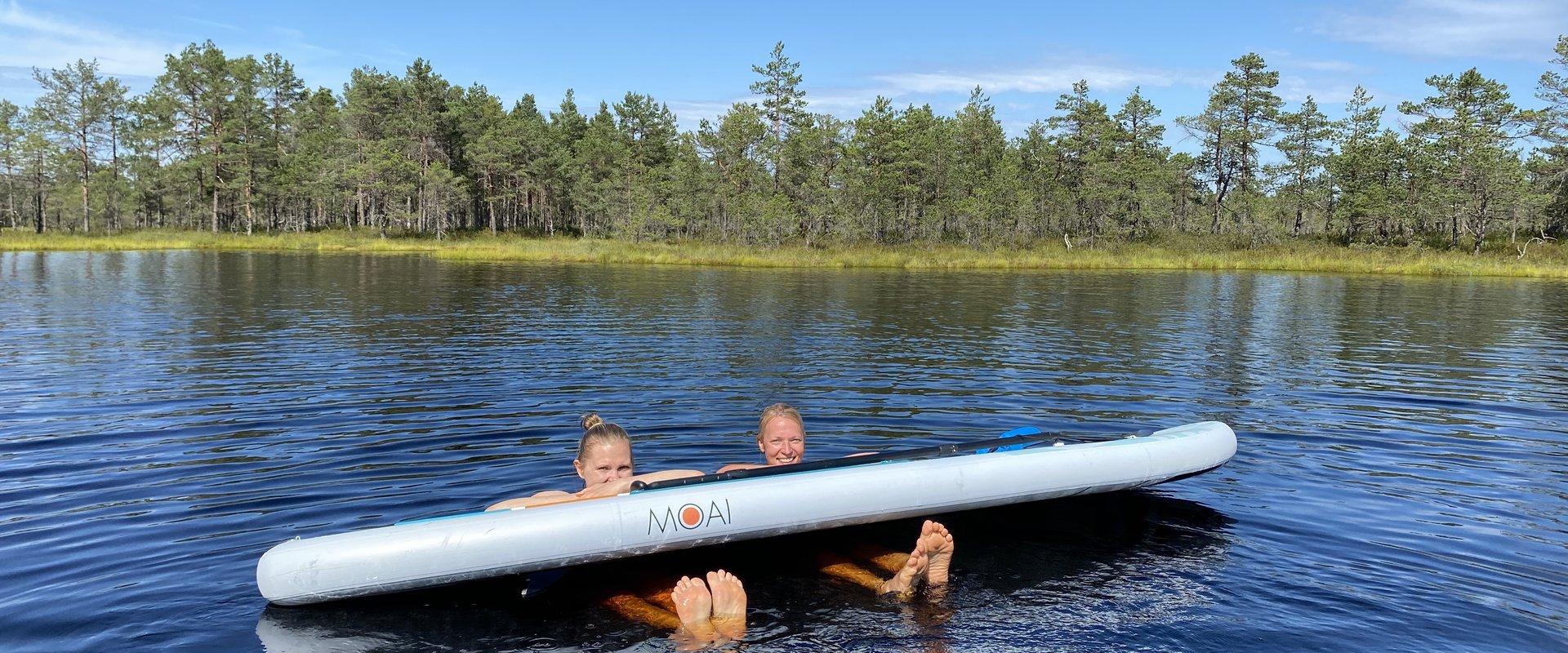 Fabelhafte Hochmoorwanderung mit SUP-Boards in Kõnnu-Suursoo