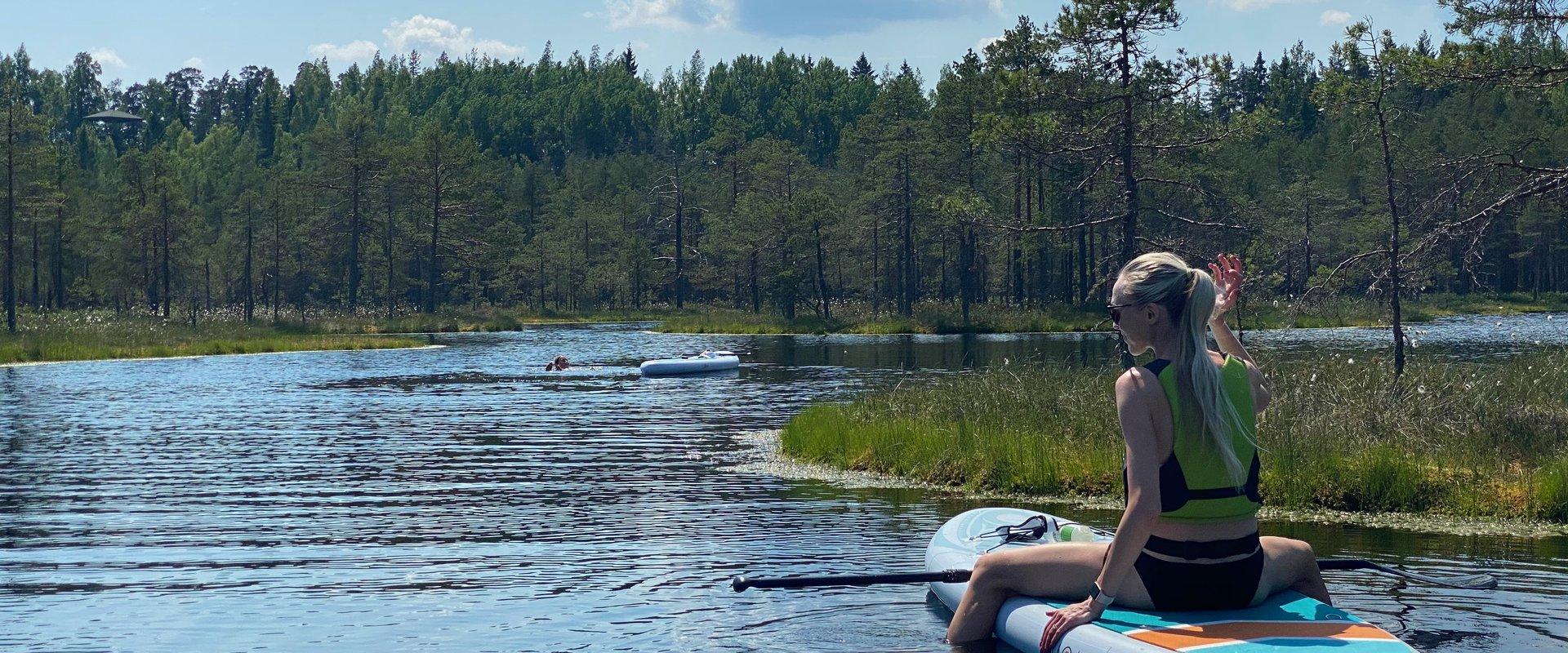 Fabelhafte Hochmoorwanderung mit SUP-Boards in Kõnnu-Suursoo