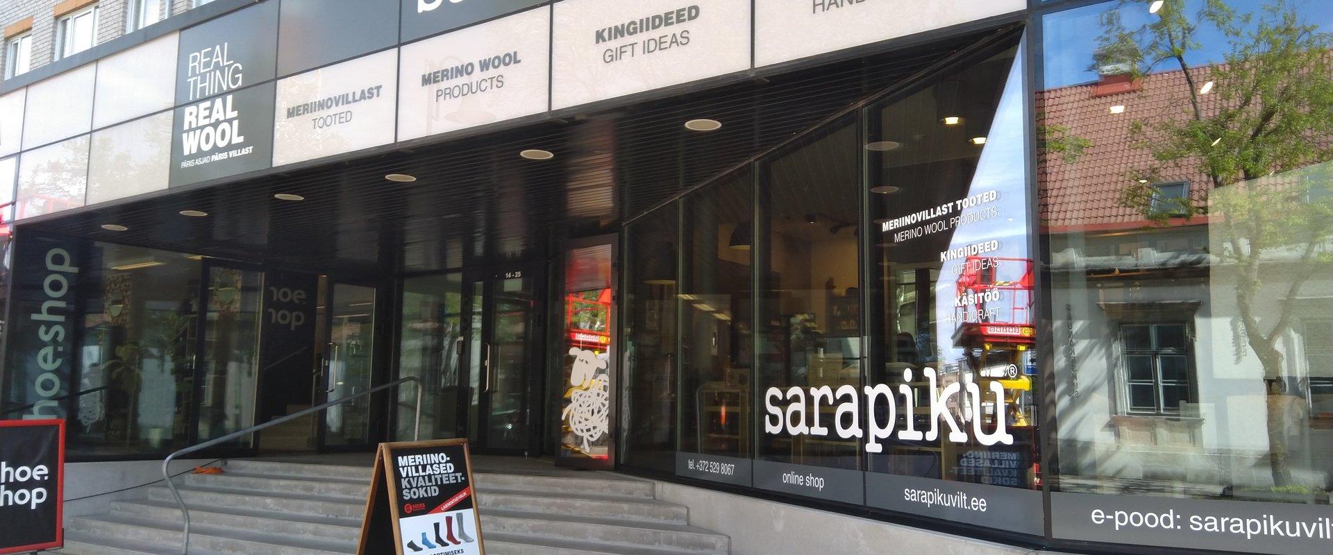 Sarapiku store in the center of Kuressaare