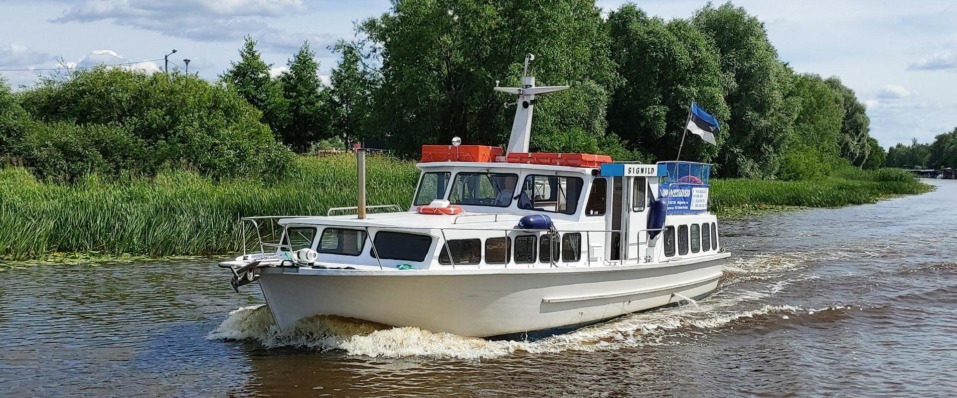 Tellimussõidud Emajõel laevaga Signild