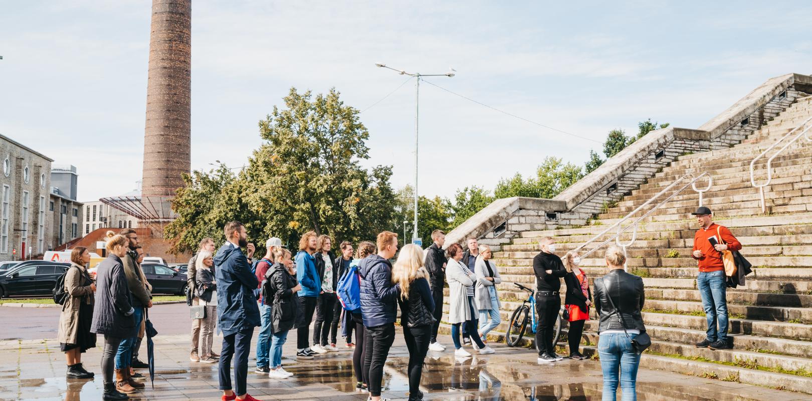 "Inside Linnahall" tour, Estonian Centre for Architecture 