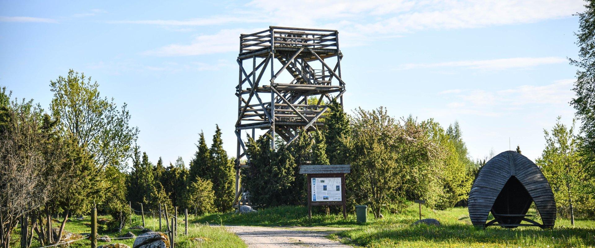 Kastna observation tower and rest area