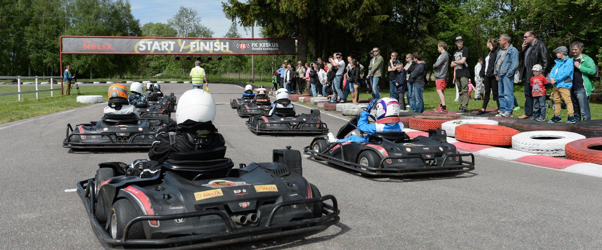 Outdoor karting track of FK Centre