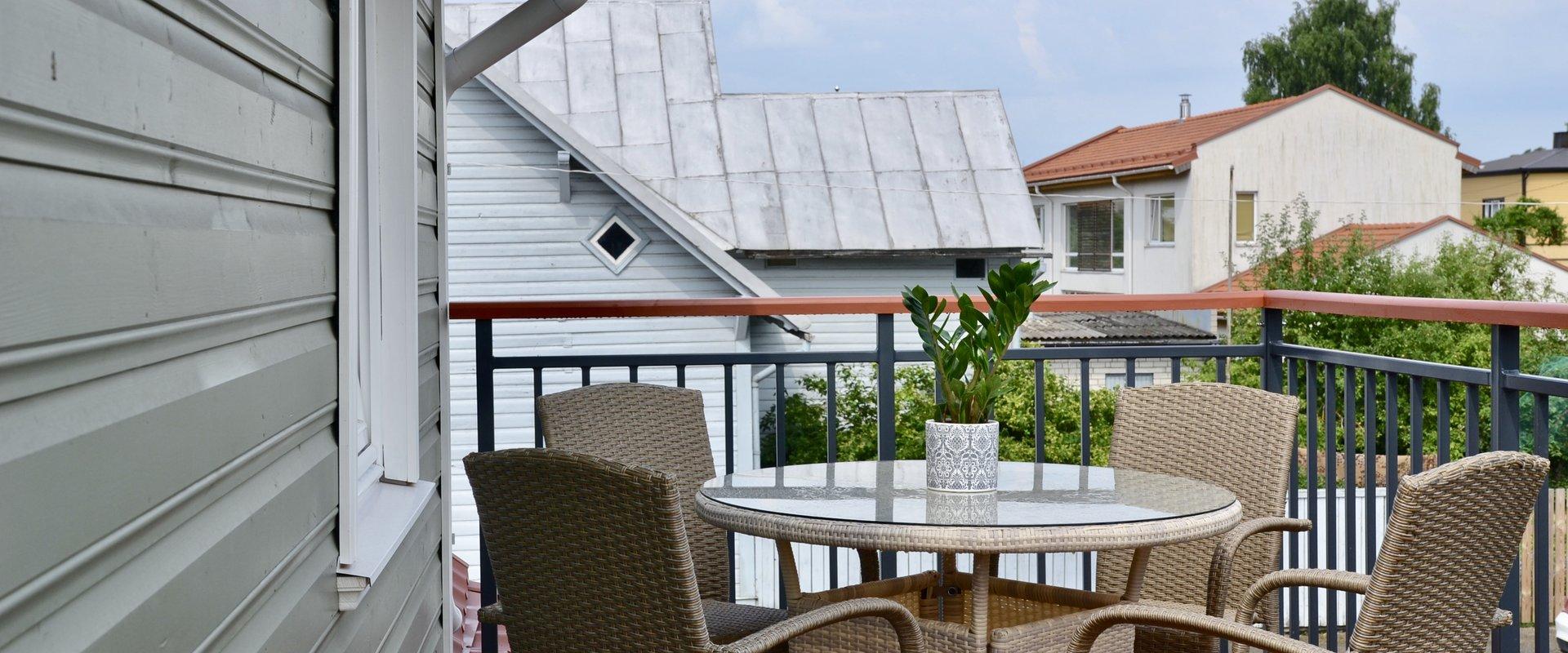 Apartment with a balcony