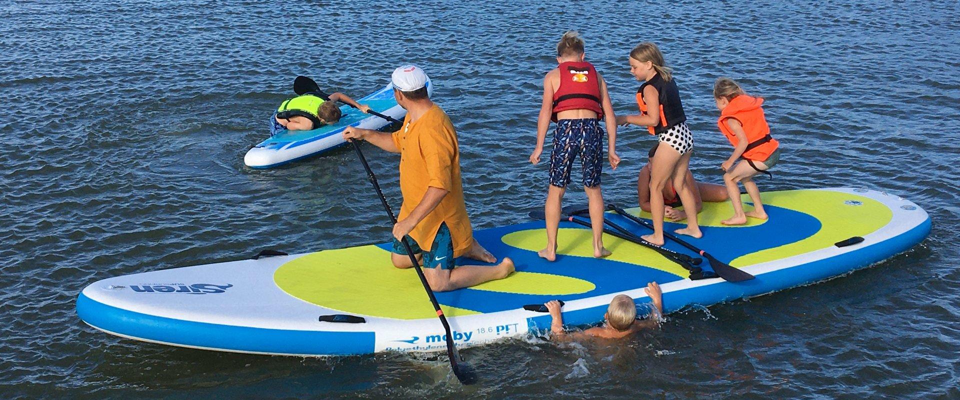 SUP boards for children’s birthdays