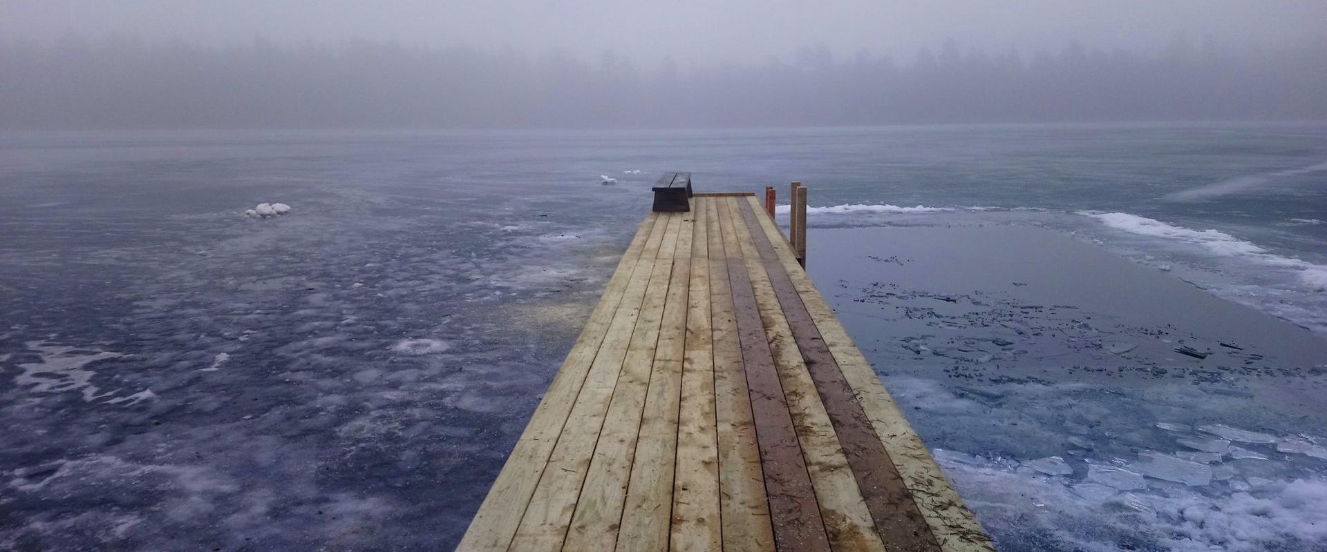 Valgejärve loodusõpperada talvel