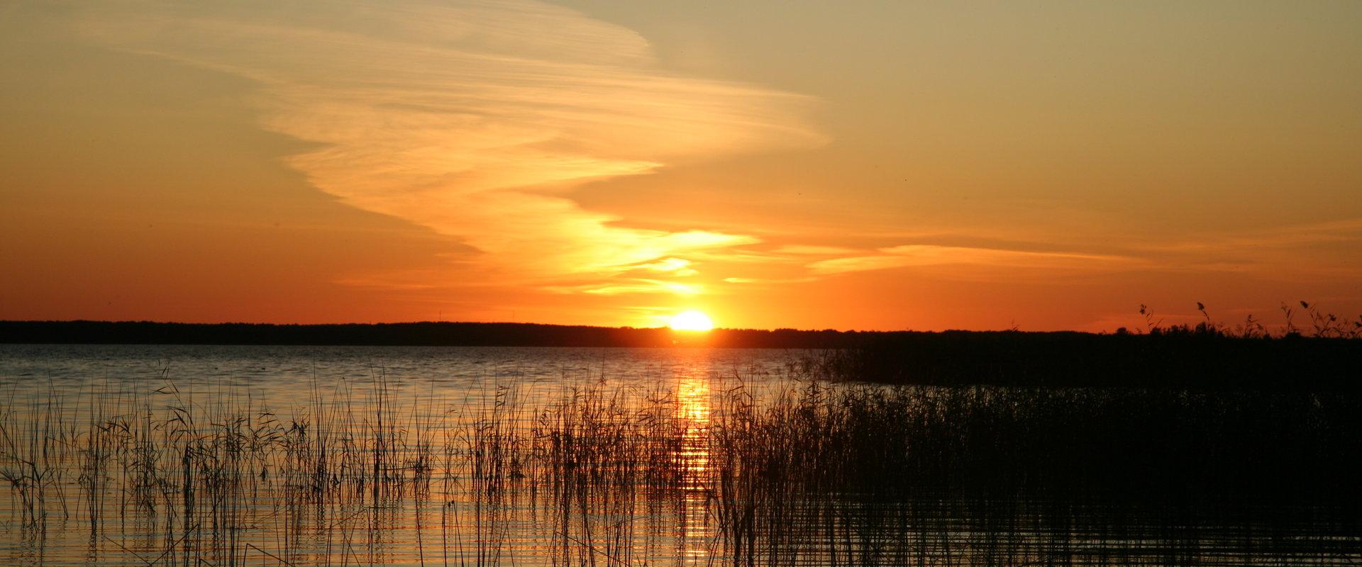 Loojang Võrtsjärvel